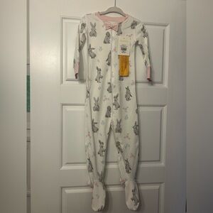 Tbbc easter Bunny sleeper footie pajamas